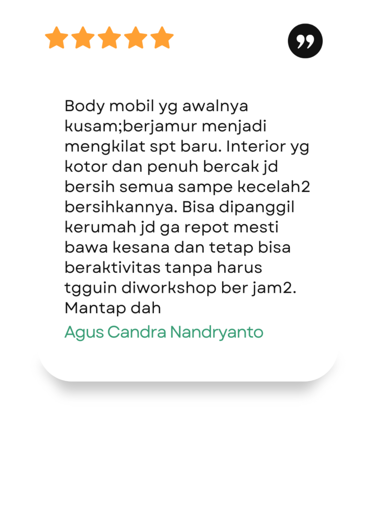 Review pelanggan salon mobil panggilan jogja pardi poles